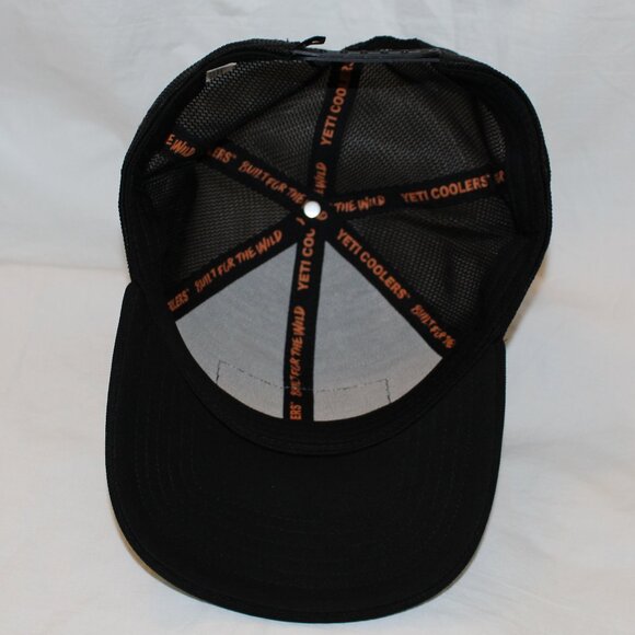 YETI - Black on Black Patch Trucker Snapback Hat - Picture 8 of 11